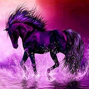 Jantabo Diamond Schilderij Kits Paard, 5D DIY Dier Volwassenen Beginners Diamond Painting Set Volledige Boor Cross…