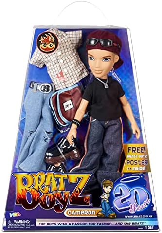 Bratz 20 Yearz Special Anniversary Edition Original Boy Fashion Cameron with Accessories and Holographic Poster | Collectible Doll | for Collector Adults and Kids of All Ages