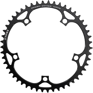STONE 144BCD Round Chainring Track Bike Fixy Gear 44-60 Teeth Narrow and Wide Tooth