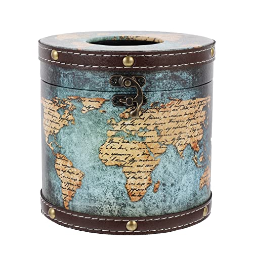 RORPOIR 1Pc Chic Tissue Box Holder Retro Tissue Organizer for Home Office Stylish Napkin Box for Easy Access Material Simple Design for Comfortable Atmosphere
