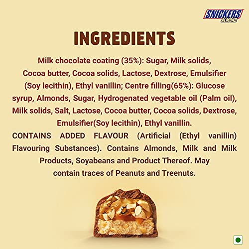 Image of Snickers Almond Chocolate Bar, 45 Gm