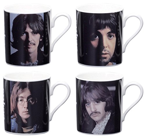 山加商店(Yamakasyoten) The Beatles Fan Preserved Edition Member Mug Ceramic 4 Piece Set (11.8 fl oz (350 ml) Coffee & Tea Collection BT10-34 - Les Beatles, Paul McCartney, John Lennon, RIngo Starr, George Harrison 山加商店(Yamakasyoten) The Beatles Fan Preserved Edition Member Mug Ceramic 4 Piece Set (11.8 fl oz (350 ml) Coffee & Tea Collection BT10-34