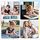 PEGRAUFC Sensory Activity Board, Silikon Sensorik Activity Board Mit Reisetasche & 24 Silikonstreifen, Doppelseitiges Sensorik Spielzeug Sensorisches Spielzeug Für Stress Angst Autismus