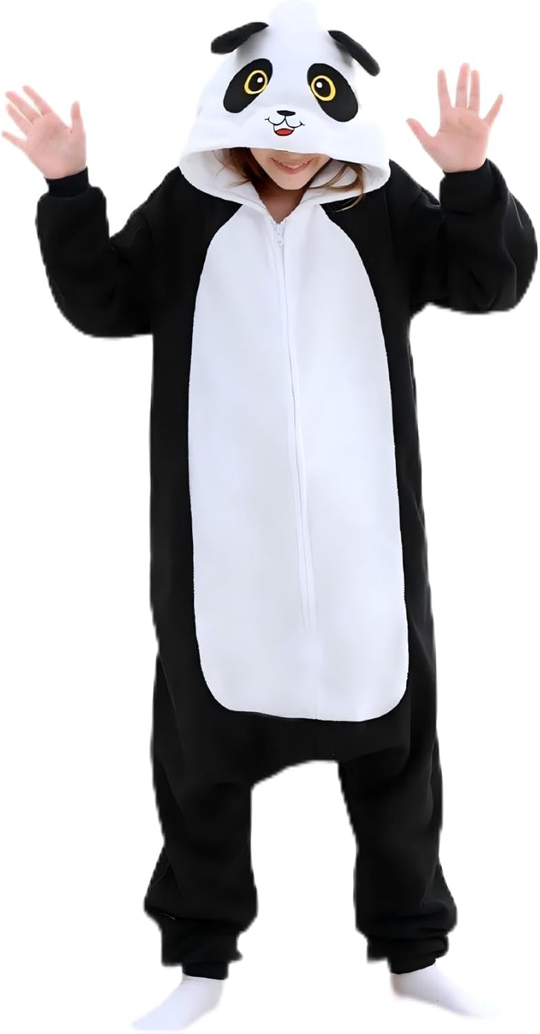 Unisex Kids Onesie, Flannel Cosplay Animal Costume Halloween Onesie Pajamas Home Clothing