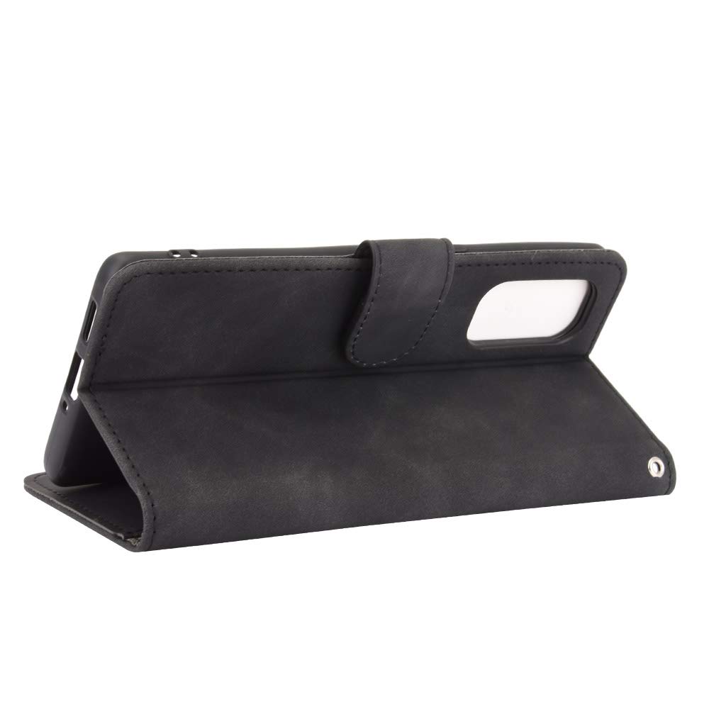 WEIOU Leather Folio Cover per OPPO Reno 4Z 5G (Reno4 Z), Custodia in Pelle PU Magnetica Libro Flip Portafoglio con [Funzione Stand] [Slot per Schede]. Blu