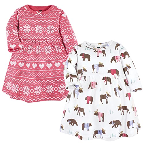 Image of Hudson Baby Girl's Cotton Dresses