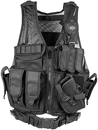 Valken Tactical Crossdraw Vest - Adult - Black