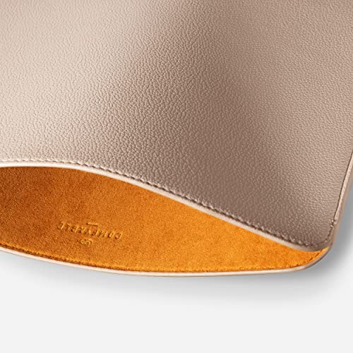 Image of Comfyable Laptop Sleeve 13 Inch Precisely Compatible with MacBook Pro M2 2022 M1 2020-2016 & Mac Air M4 2025 A3240 M3 2024 M2 2022 M1 2020, Faux Leather Cover Case, Sand