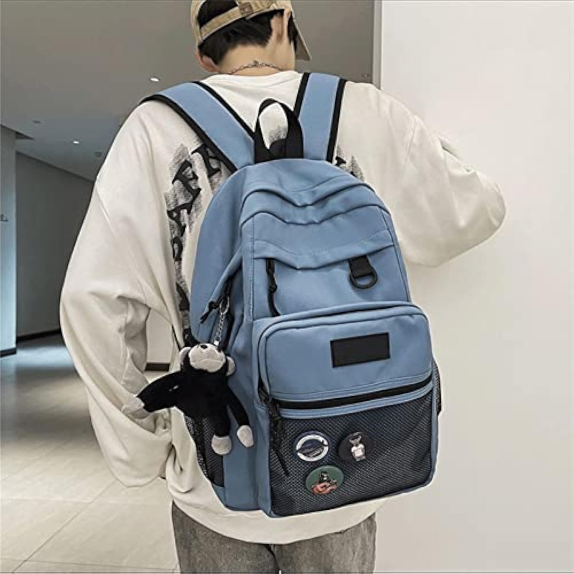 Large Capacity Women's Nylon Travel Backpack, Practical