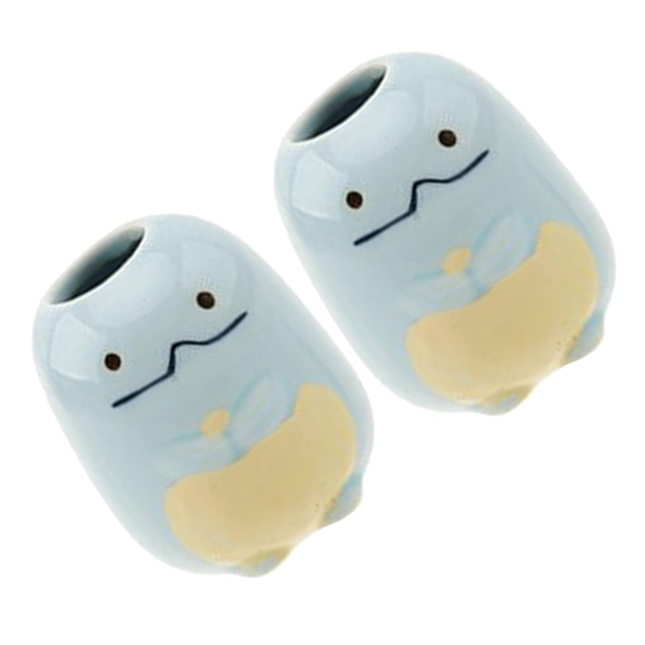Reyin-Chhn 2Pcs Cartoon Toothpick Holder Toothpick Container Toothbrush Holder Kawaii Toothpick Holder Cute Toothbrush Base Toothpick Storage Dispenser Toothpick Holder Dispenser