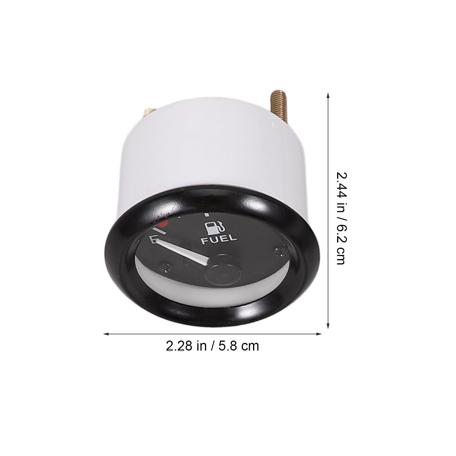 Happyyami 12v Ersatz Kraftstoffanzeige mit Hochheller Anzeige und Präziser Messung Abs und Eisen Material Passend für Auto zur Genauen Füllstandsanzeige