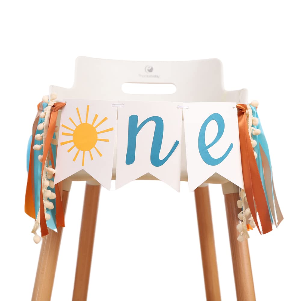 Hochstuhl Banner „You Are My Sunshine“ – Erster Geburtstag Dekoration Für Jungen & Mädchen