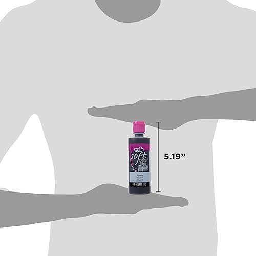 Vista 49 de Tulip Pintura para tela suave, lavable, se mantiene suave y flexible, pintura permanente, para telas claras y oscuras, 4 onzas líquidas, blanco