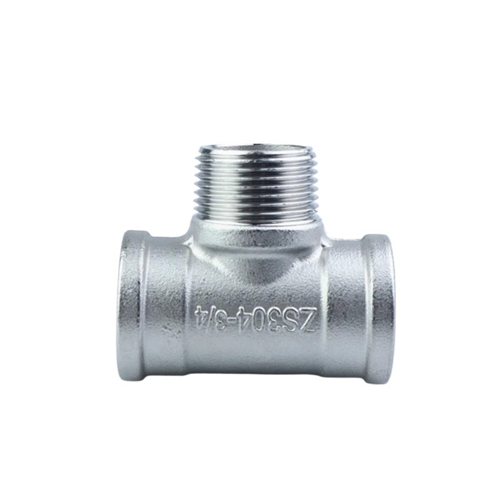 Buy Reducing Hex Nipple, Stainless Steel 304 Threaded Pipe Fitting, 1/2...