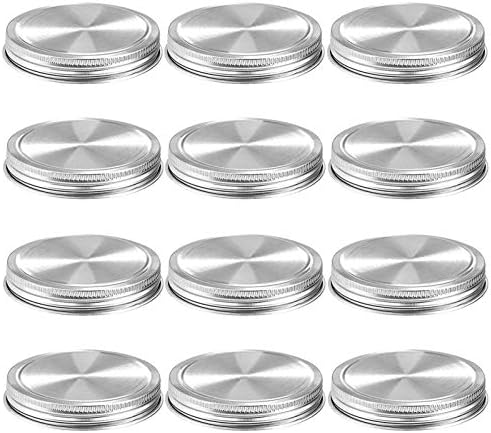 Mason Jar Ersatzringe Aus Edelstahl (10 Stück) – Rostfrei, Für Breite Öffnung (7,6 Cm), Spülmaschinenfest