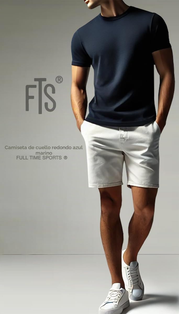 FULL TIME SPORTS Camisetas Manga Corta Hombre Deporte 6X Tshirt Polo FTS-634