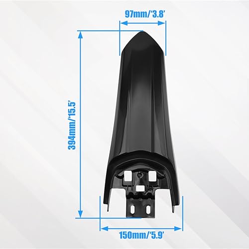 Miniatura 8 de Guardabarros trasero modificado extendido más largo para Segway Sur-Ron Light Bee X y S, protector de guardabarros extra largo mejorado, protector