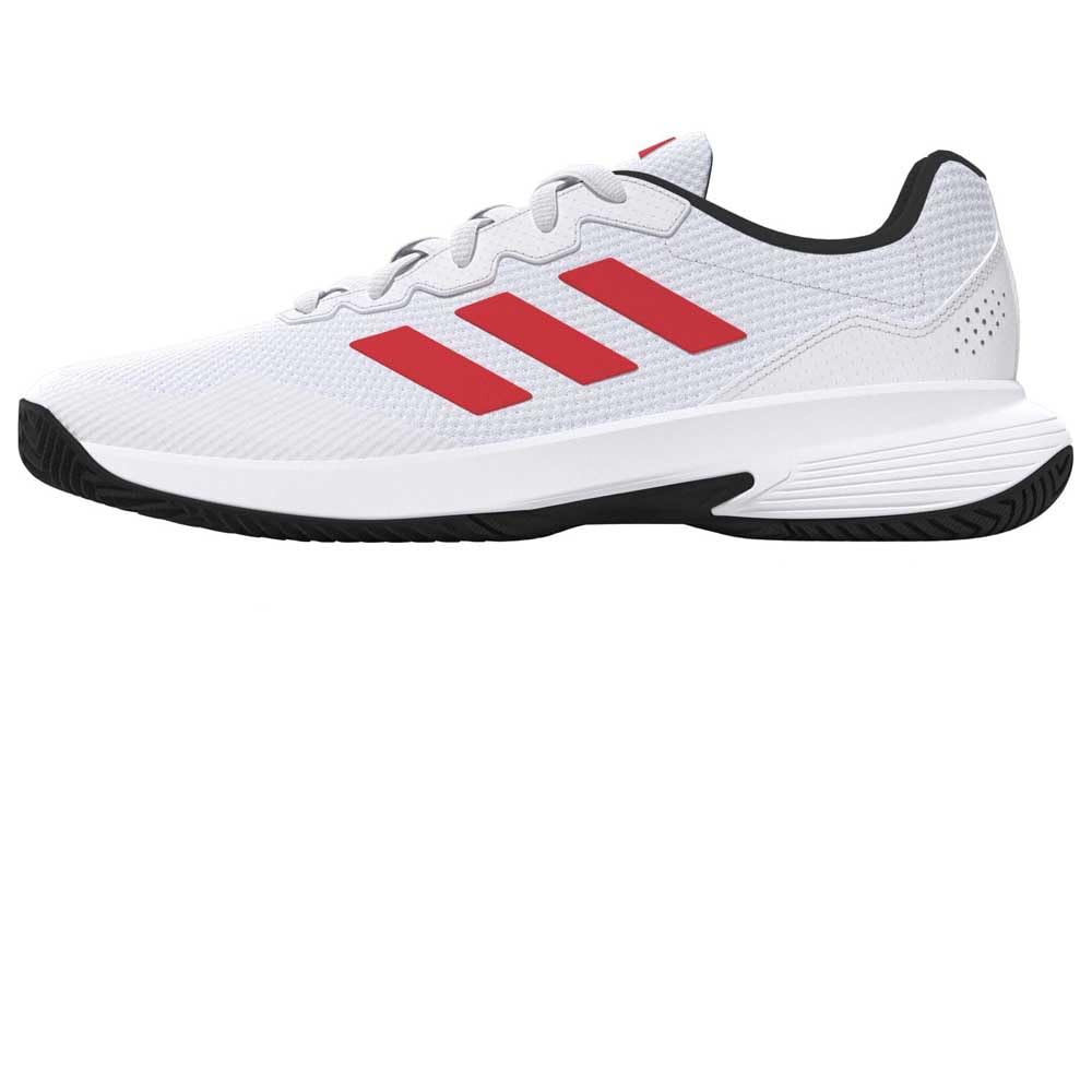 adidas Erkek GameCourt 2 M Ayakkabı - Düşük Taban (Futbol Dışı) FTWWHT/LUCRED/CBLACK 42 2/3