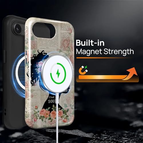 Coque iPhone 16E protectrice au design livre pour lire en toute sérénité