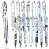 Sayglossy 15 Pcs Greece Travel Ballpoint Pens Greece Souvenirs Gifts Greek Travel Pen Bulk Retractable European Souvenirs for Office Supplies Traveler Gifts