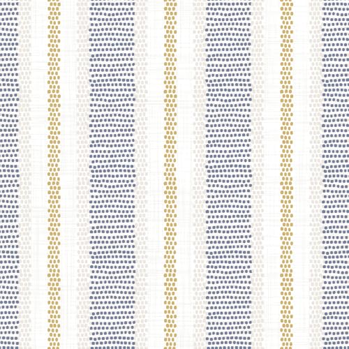 Livelynine 17.5x276 Striped Peel and Stick Wallpaper Blue and Gold Cream Tan White Geometric Stripe Wallpaper for Bathroom Bedroom Boys Room Waterproof Removable Self Adhesive Contact Paper Stripes