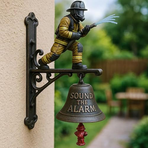 Sonneur de porte pompier commémorative, le cadeau de décoration murale idéal - 7