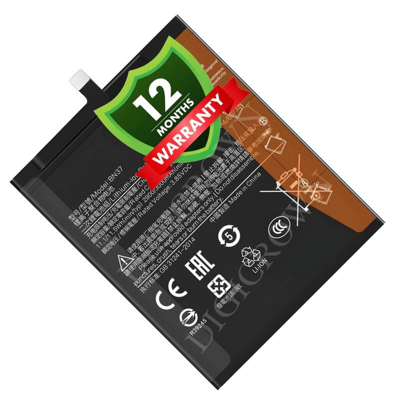 Image of Original BN37 Battery Compatible for Xiaomi Redmi 6 | Redmi 6A - (3000mAh) - 1 Year Warranty DF7