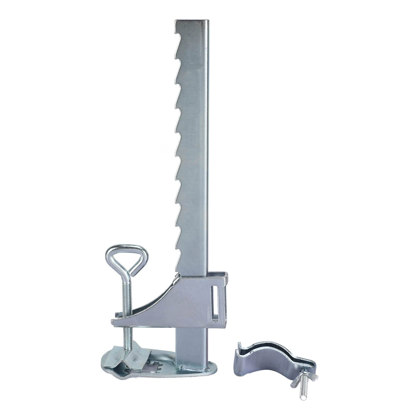 TANIQIACA Universal Aluminum Alloy Umbrella Mount Clamp, Outdoor Sunshade Holder for Balcony, Table, Bench, Deck, and Railing, Easy Installation, Variable Clamping, Rustproof and