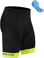 AUMENTAR Men's Padded Cycling Shorts 3D/5D Gel Chamois Bike Pants Breathable Quick-Dry with Reflective Strips Silicone Gripper