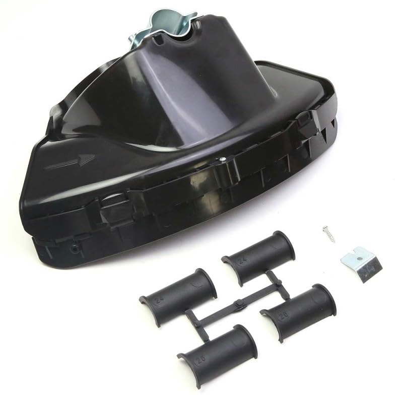 Matijardin - Carter protection/déflecteur débroussailleuse universel Pro Tecomec avec coupe fil intégré, moyen modèle, Nylon