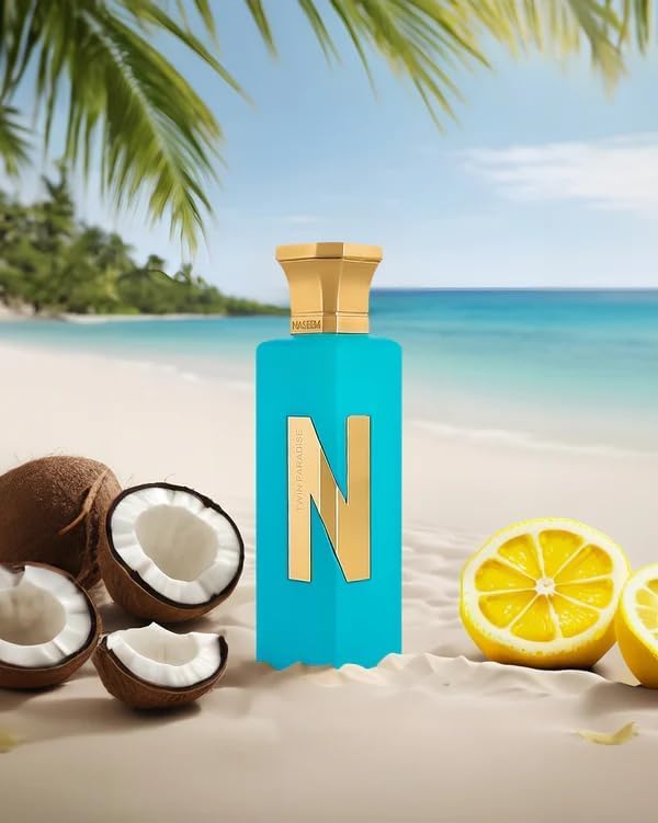 Naseem Twin Paradise & Turn Up The Volume Aqua Perfume | Unisex Eau De Parfum for Men & Women | Hypoallergenic, Long-Lasting, Fresh & Luxurious Fragrances All Occasion (Combo - 80ml Each) - Image 3
