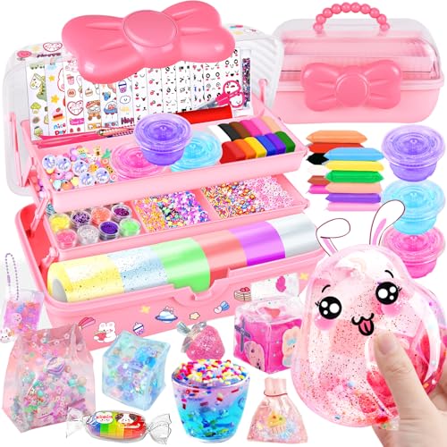 Herenear Nano Tape Bubble Kit, 98 Nano Blowing Bubble Tape, Kit de Bricolage pour Enfants avec...