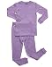 Leveret Marled Purple 2 Piece Pajama 2 Years