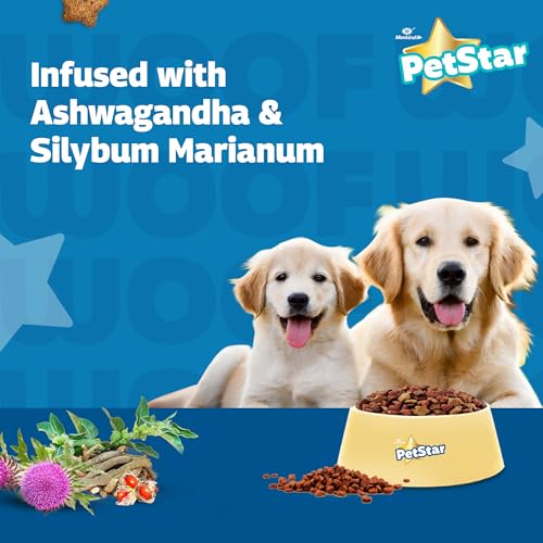 Image of Mankind PetStar Starter Dry Dog Food (High Protein) for Mother & Puppy, 3kg Pack | Improves Muscle & Strength, Supports Immunity, Protects Liver & Kidney | Gestation /Lactation Support
