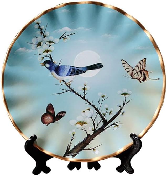 8'' Ceramic Decorative Plate, Art Decoration (A)