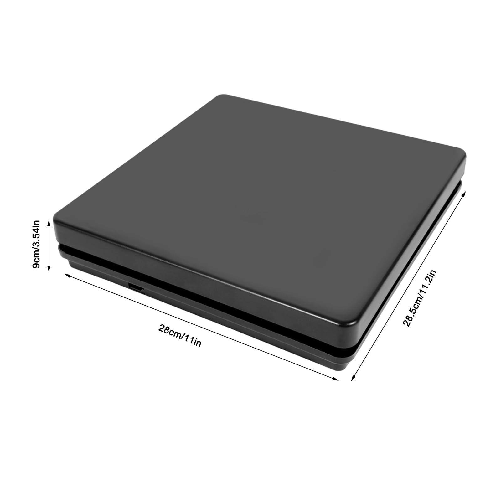 Báscula digital para paquetes, 50 kg/2 g, báscula digital robusta de plataforma industrial, báscula de cartas con pantalla externa para pesar en fábrica, farmacia