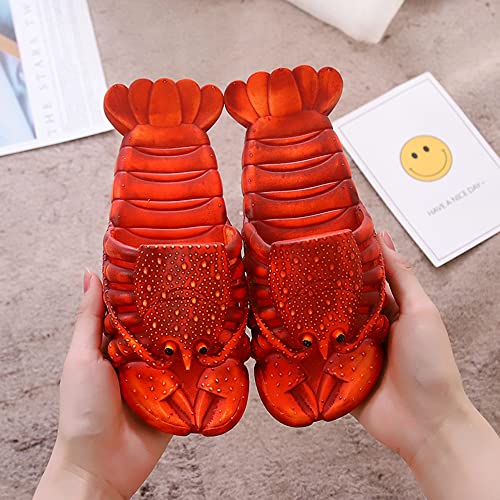 Lobster Slippers for Women and Men | Lobster Slides | Lobster Flip Flops | Lobster Sandals |Bathroom Slippers | Extremely Comfy | Cushioned Thick Sole2