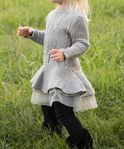 Image of FKKFYY Long Sleeve Fall Sweaters for Girls