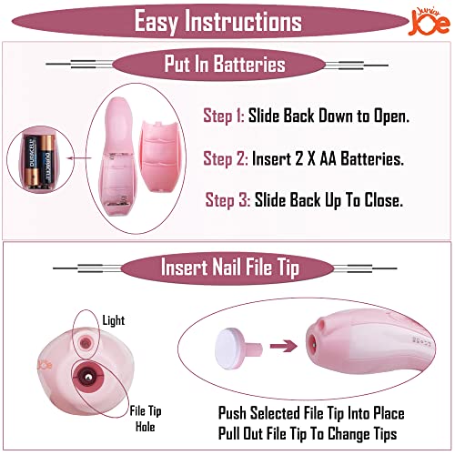 Image of JUNIOR JOE Baby's Finger Nail Trimmer Manicure Set (Pink)
