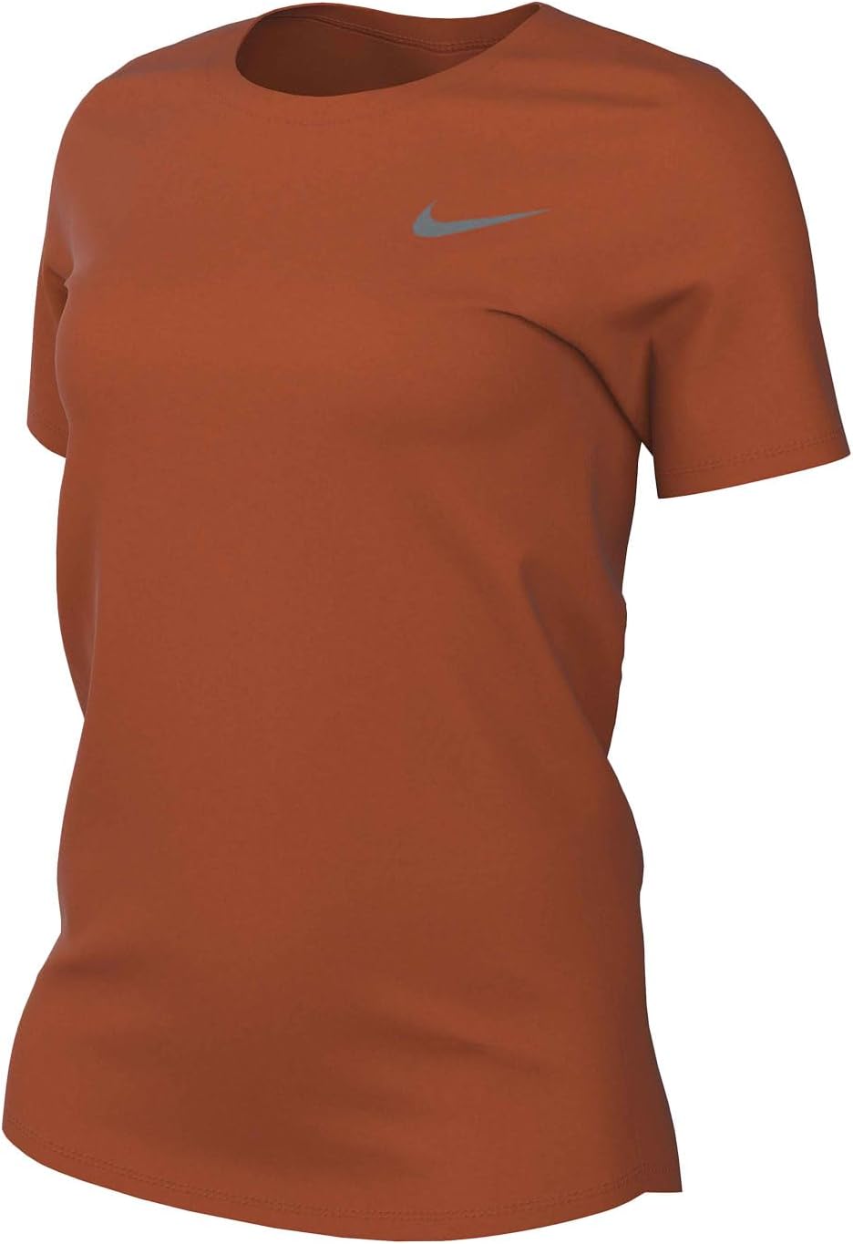 Nike Womens Legend Short Sleeve Crew T-Shirt (as1, Alpha, s, Regular, Regular, University Orange)