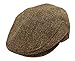 Irish Tweed Flat Cap Brown Herringbone Irish Made John Hanly & Co. Size Small
