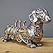 Nwanfeng Mechaniczna Statua Zwierząt Punk, Mechaniczna Statua Psa Steampunk, Mechaniczna Statua Psa Punk, Kreatywna Statua Psa Punk Do Dekoracji Biurowych Regałów
