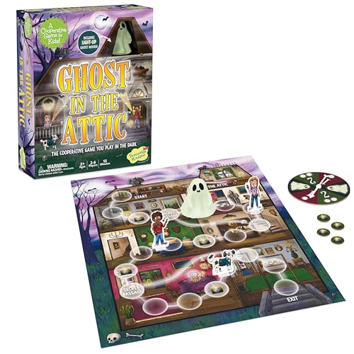 Juego de Mesa Cooperativo Ghost in the Attic para Niños miniatura 1