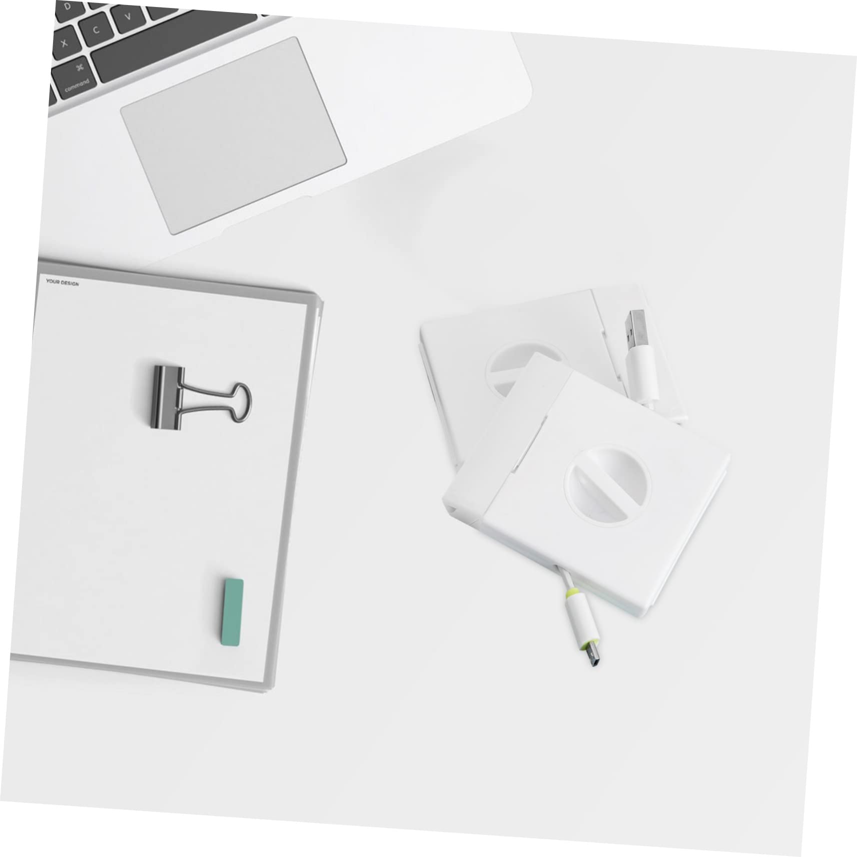 Kabelbinder, 2-teiliger tragbarer Datenkabel-Organizer mit Ständer, Kabelsalat-Ladekabelbox for den Schreibtisch, Ladekabelhülle for Mobiltelefone