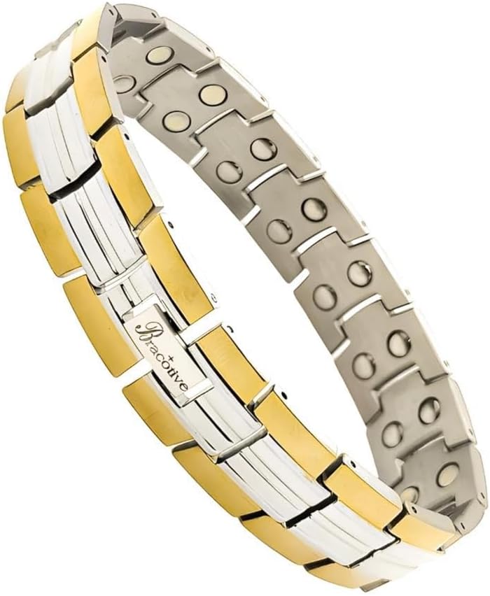 Bio Magnetic Titanium Bracelet Blood Pressure Control Chain Men-Women Bp Monitor Maintain Energy/Blood Circulation/Stamina/Pain/Strangth