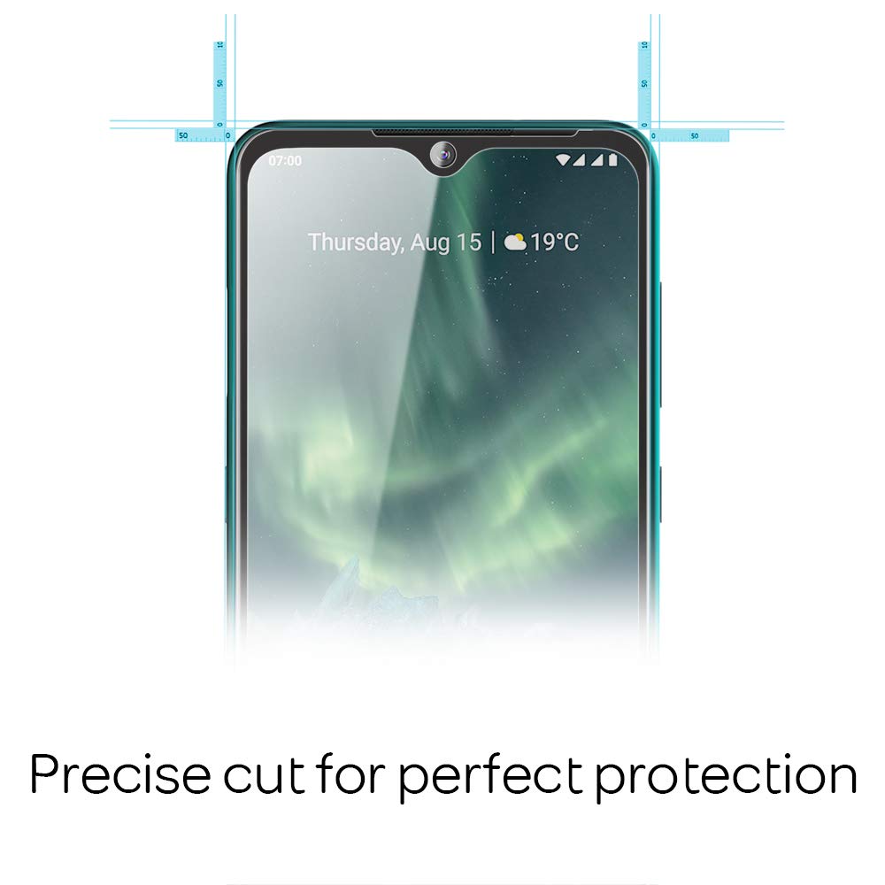 Nandu ZenGlass Pellicola Protettiva Per Nokia 7 Plus – Vetro Flessibile 9H, Anti-impronta, Ultra Sottile 0,25 Mm, Made In Germany - 5