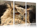 Pinède Brancard 120x80 image sur toile petit renard NewArt 3-diviseur baigne image de toile, énorme XXL Photos complètement encadrée avec civière, art impression sur murale avec cadre, moins cher que la peinture ou la peinture à l\'huile, aucune affiche ou un poster
