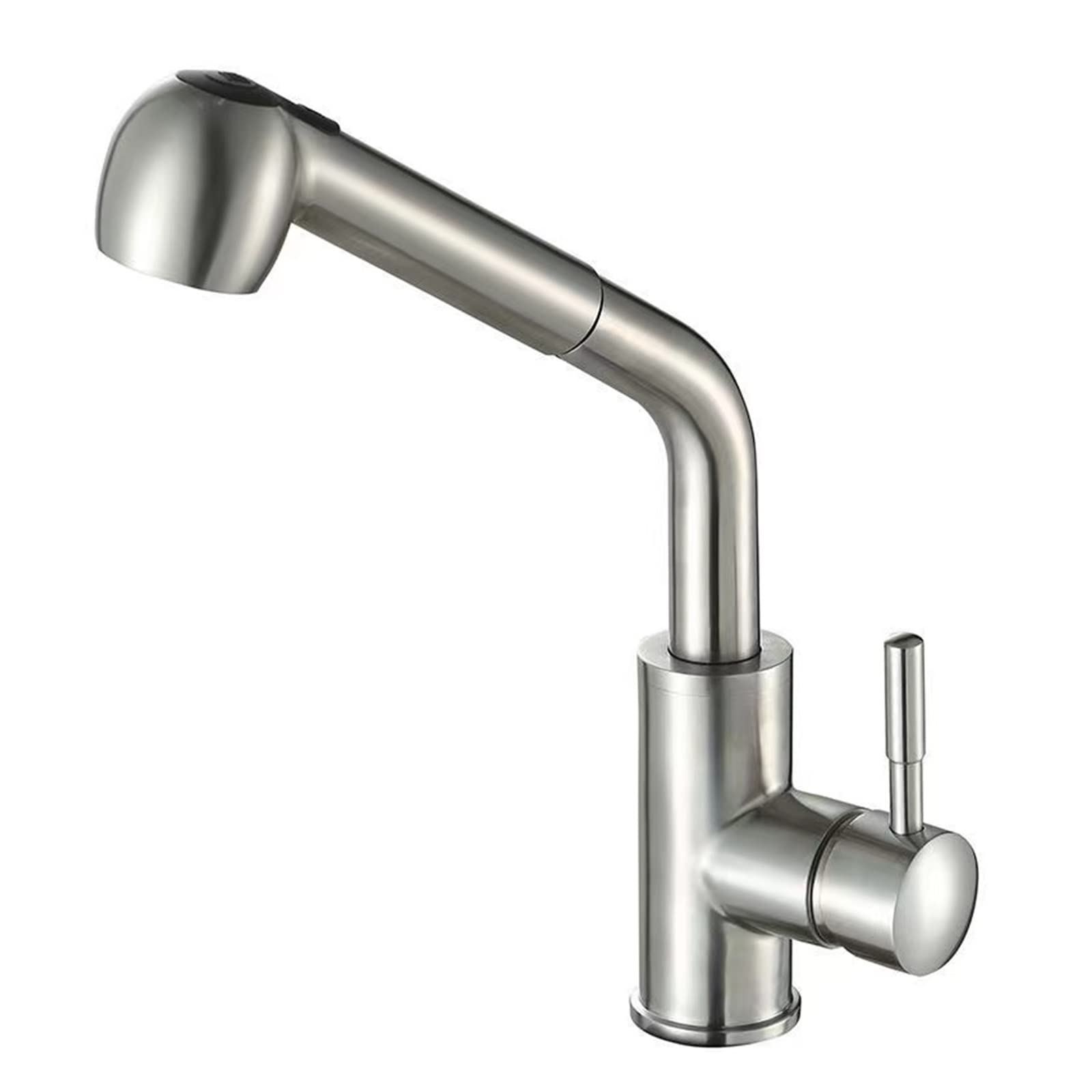 Robinet d'évier de cuisine en acier inoxydable rotatif pour créer un espace convivial et moderne