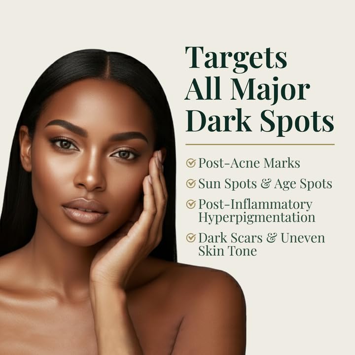 E'Luxxe Advanced Dark Spot Serum – Triple Vitamin C, Tranexamic Acid & Niacinamide with Papaya & Cica - Hyperpigmentation & Dark Scar Treatment for Face & Body, Non-Comedogenic, Fragrance-Free (50ml) - Image 7