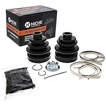 NICHE Front Rear CV Axle Boot Kit for Arctic Cat 400 450 350 425 Prowler 500 3313-558 3313-560 3307-635